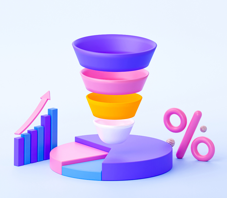 Como Engordar o Funil de Vendas em um Cenário de Menos Conversões: A Estratégia Full-Funnel da Enzart Works